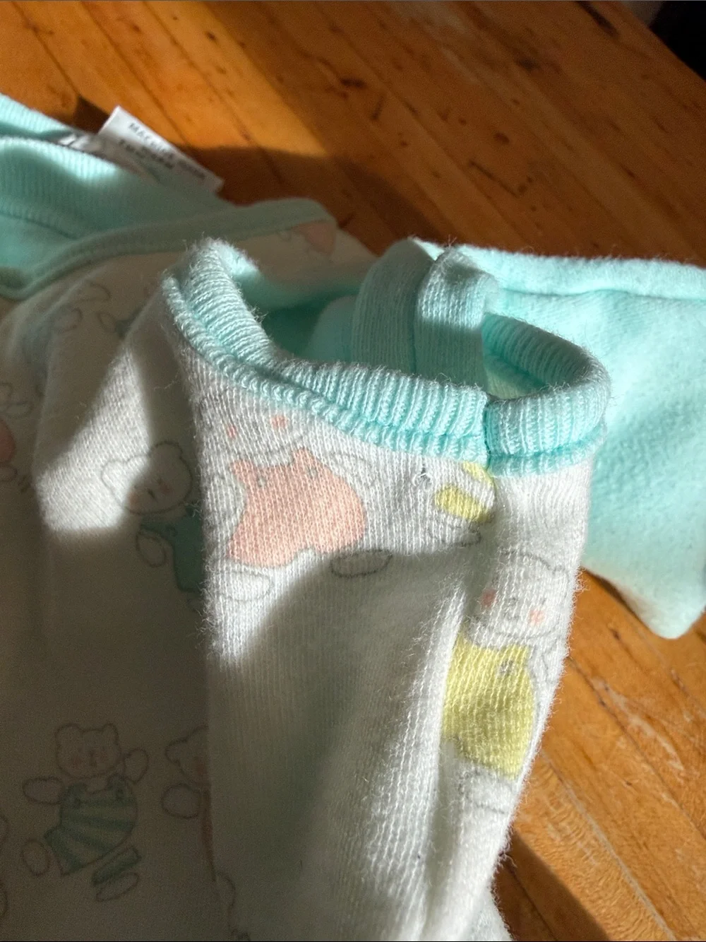 Carter's Baby Matching Mint Blue 2-Piece Set made in USA Today’s Classic COTTON